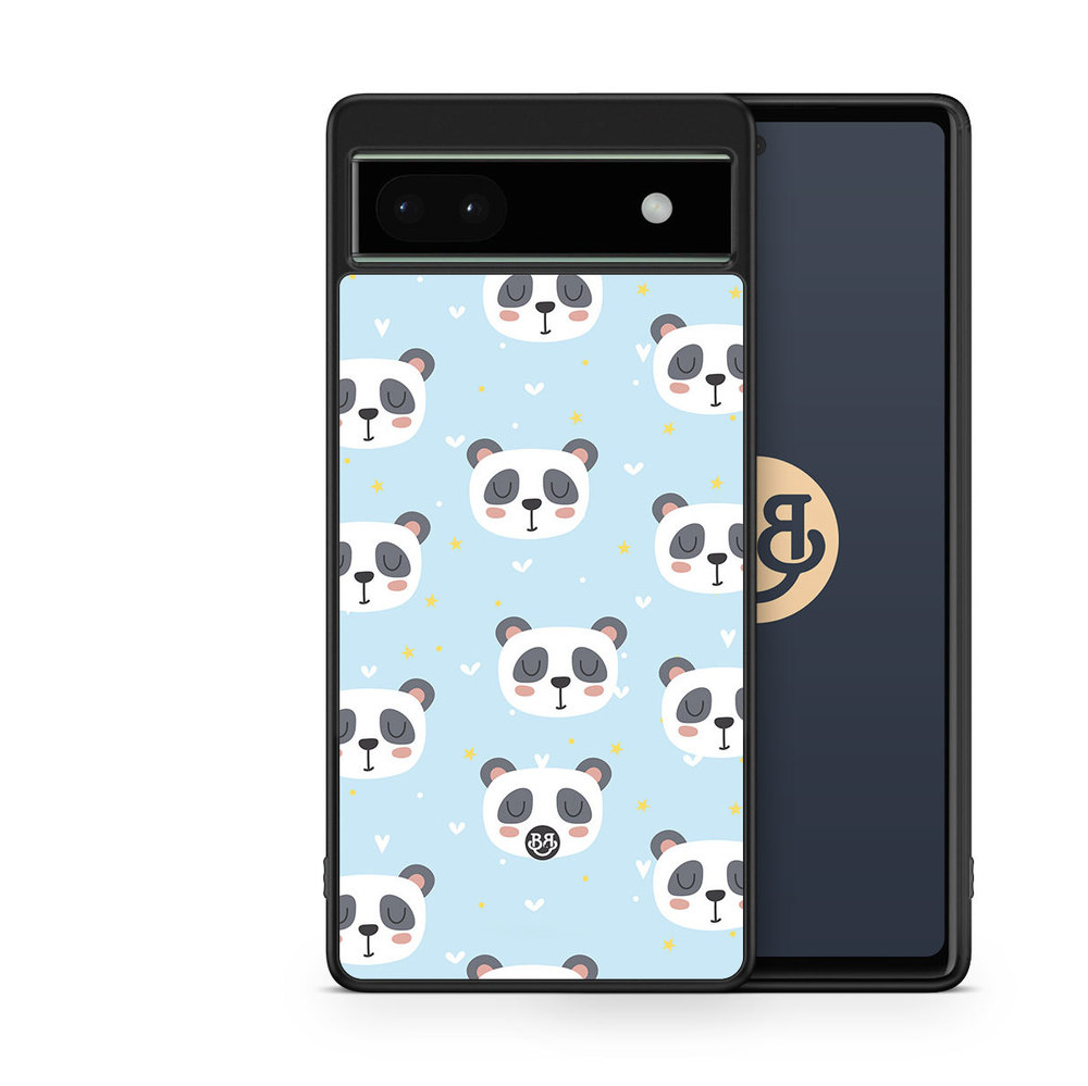 Google Pixel 6a Case - Panda Pattern