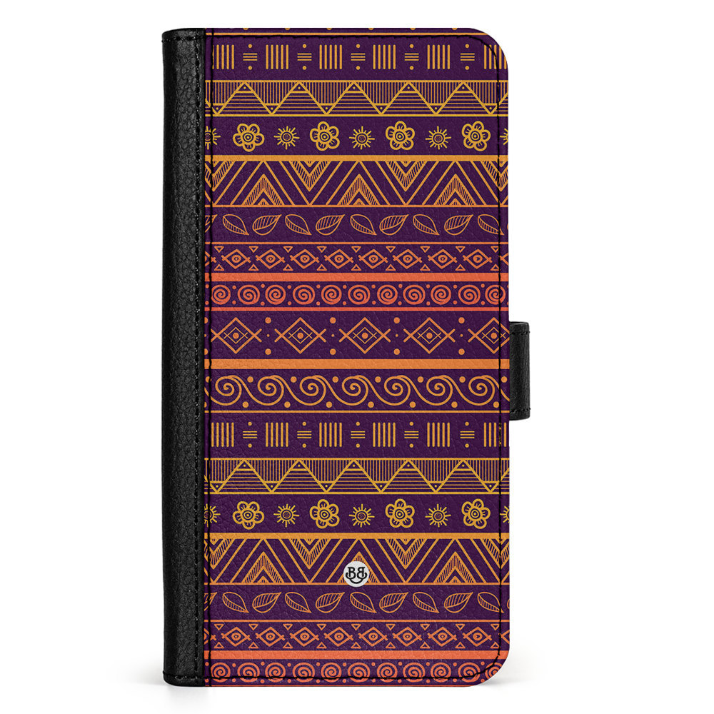 Samsung Galaxy A55 Wallet Case - Tribal Pattern