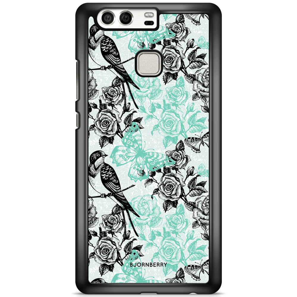 Huawei P9 Case - Birds & Roses