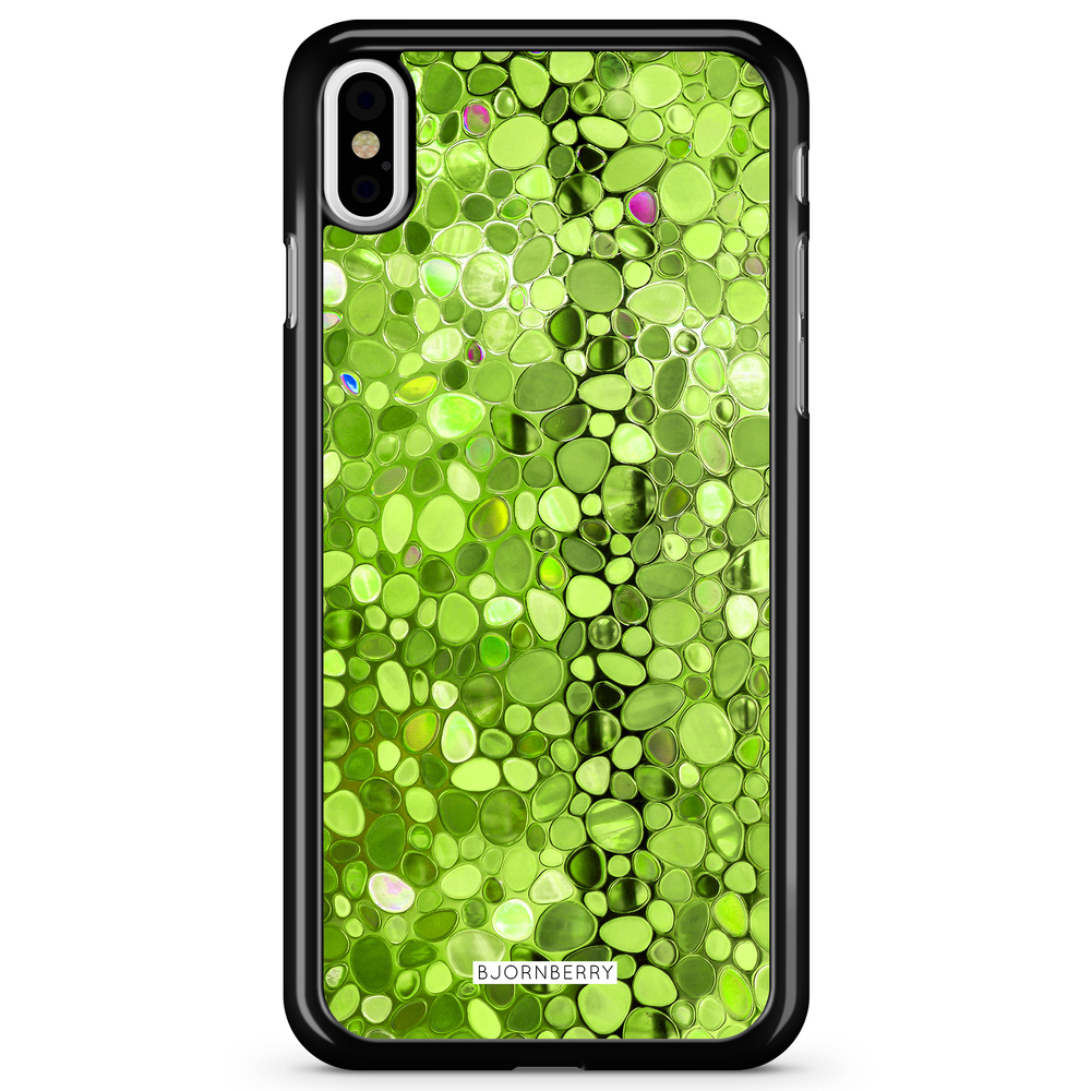 iPhone X / XS Case - Stained Glass Green