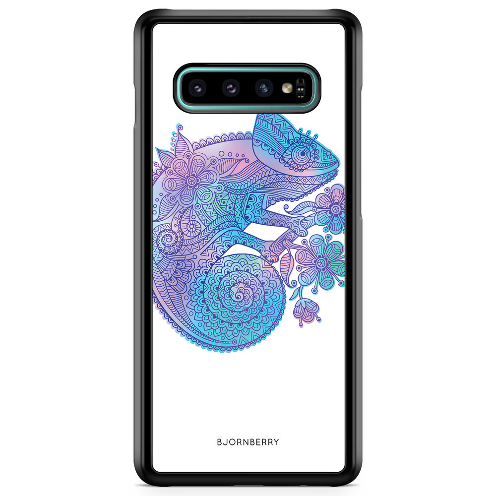 Samsung Galaxy S10 Plus Case - Mandala Chameleon