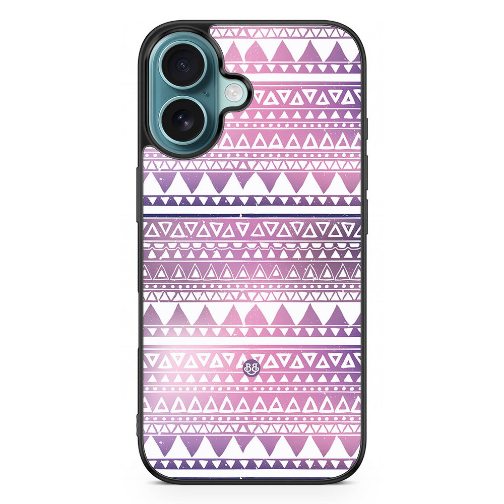 iPhone 16 Case - Purple Aztec