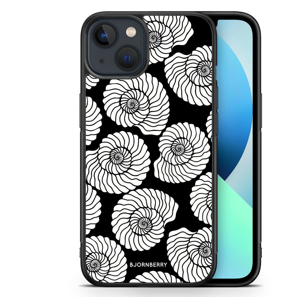 iPhone 13 Mini Case - Seashell BW