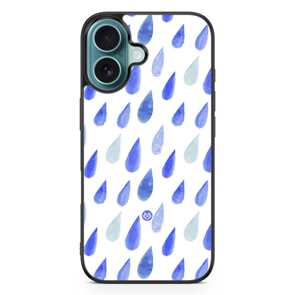iPhone 16 Case - Watercolor Rain