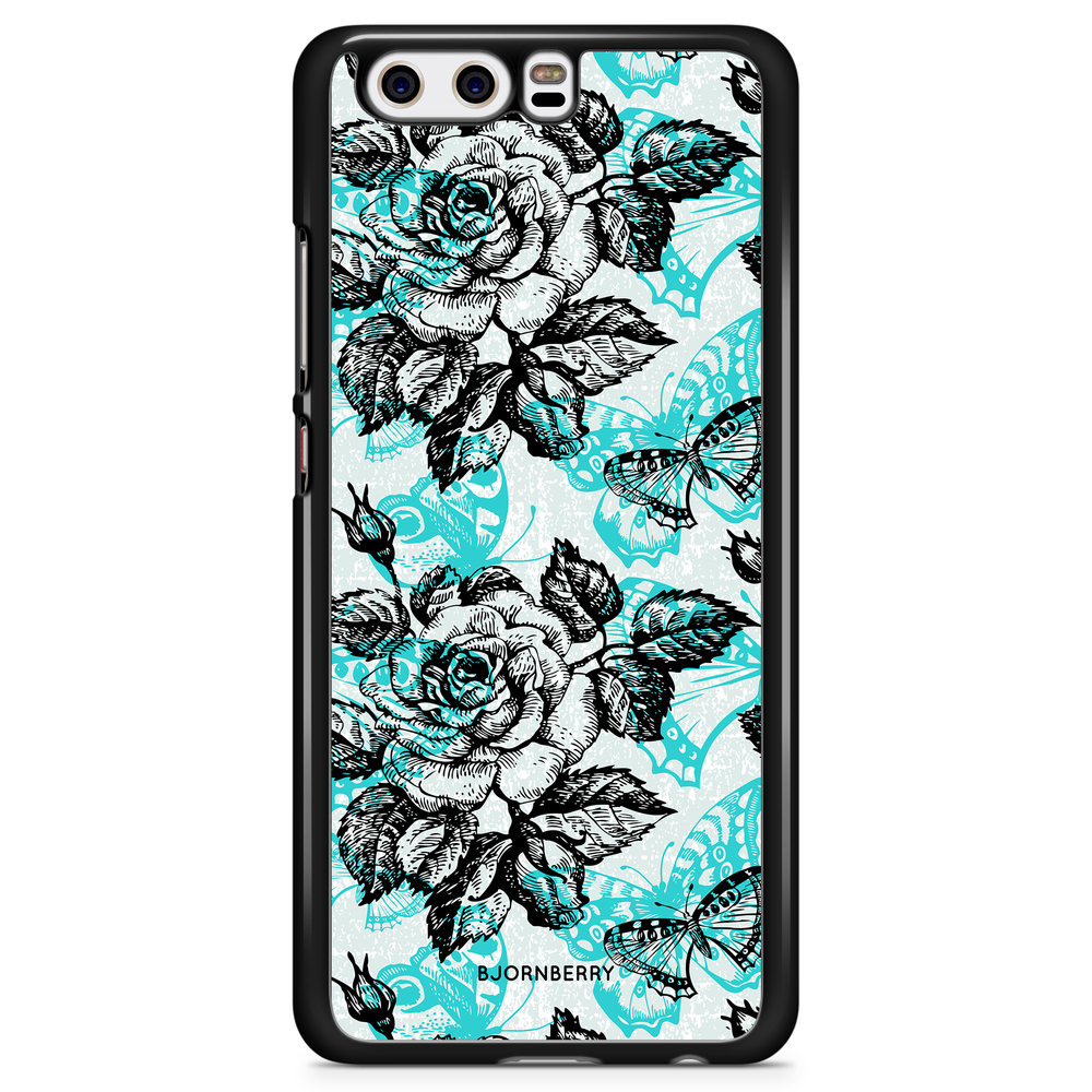 Huawei P10 Plus Case - Roses & Butterflies
