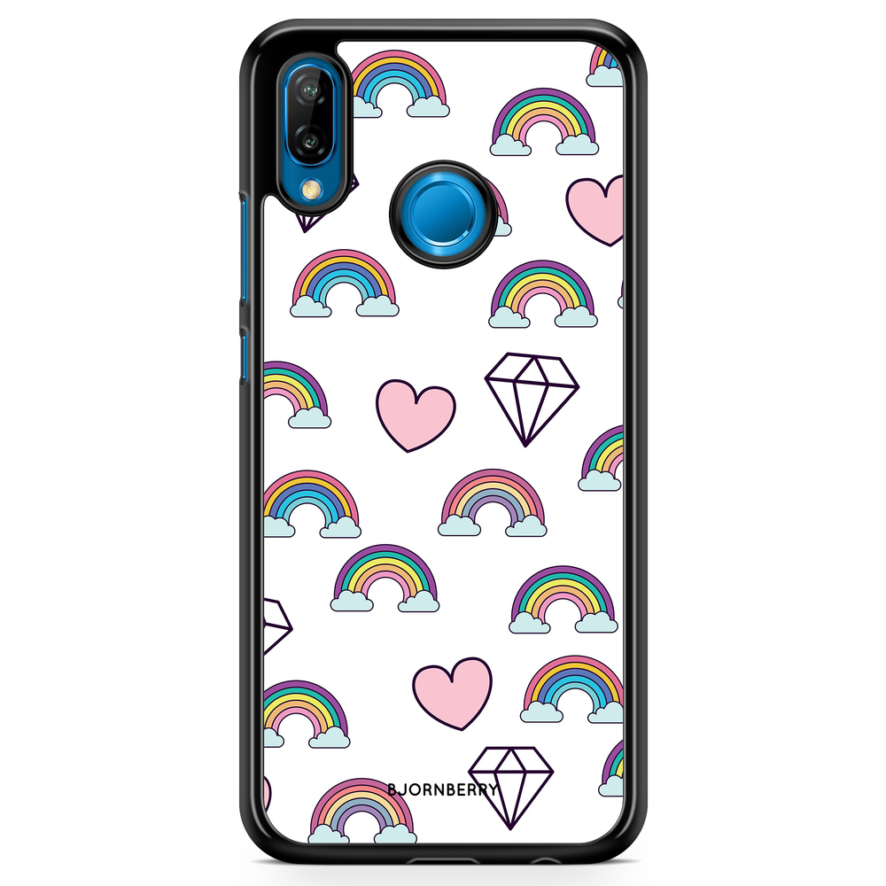 Huawei P20 Lite Case - Rainbows & Diamonds
