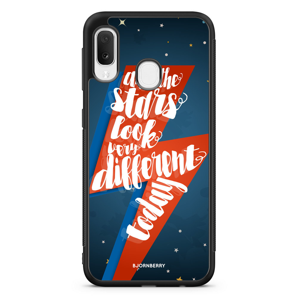 Samsung Galaxy A20e Case - Bowie text