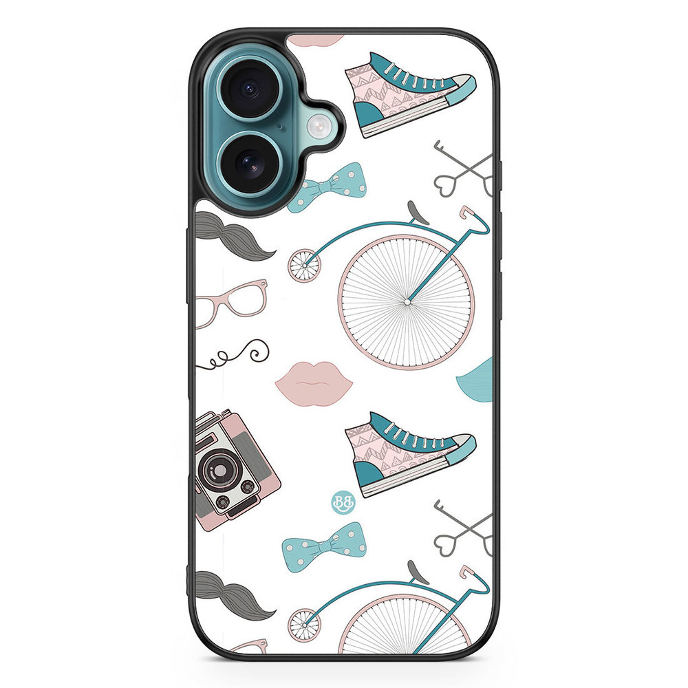 iPhone 16 Case - Hipster Pattern