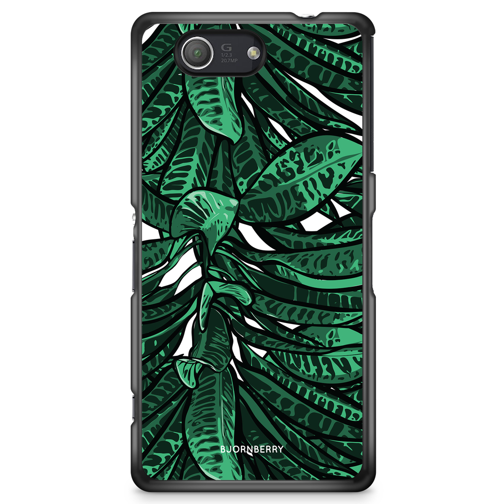 Sony Xperia Z3 Compact Case - Tropical Leaves