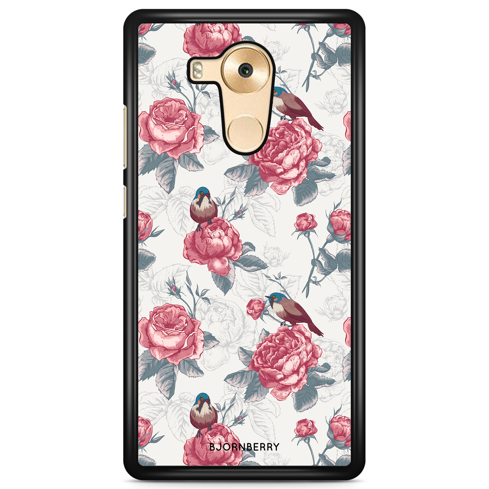 Huawei Mate 8 Case - Roses and Birds
