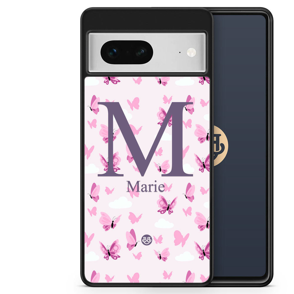 Google Pixel 7 Custom Case - AWAKEN - Butterfly Pink