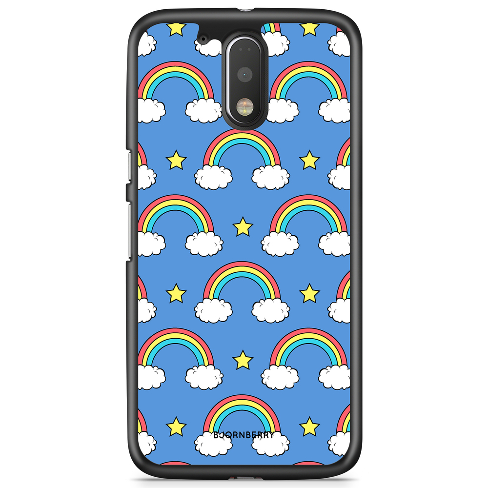 Moto G4/G4 Plus Case - Rainbow Pattern