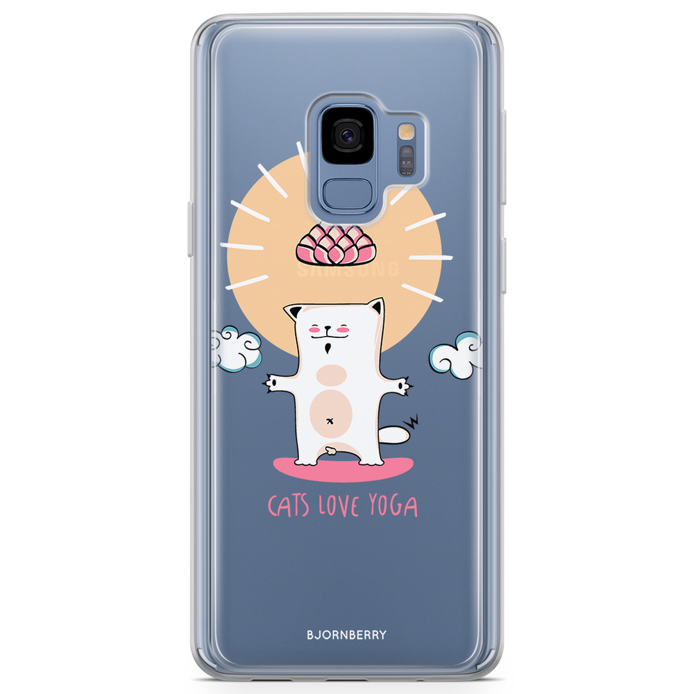 Samsung Galaxy S9 Fashion Case - Yoga cat