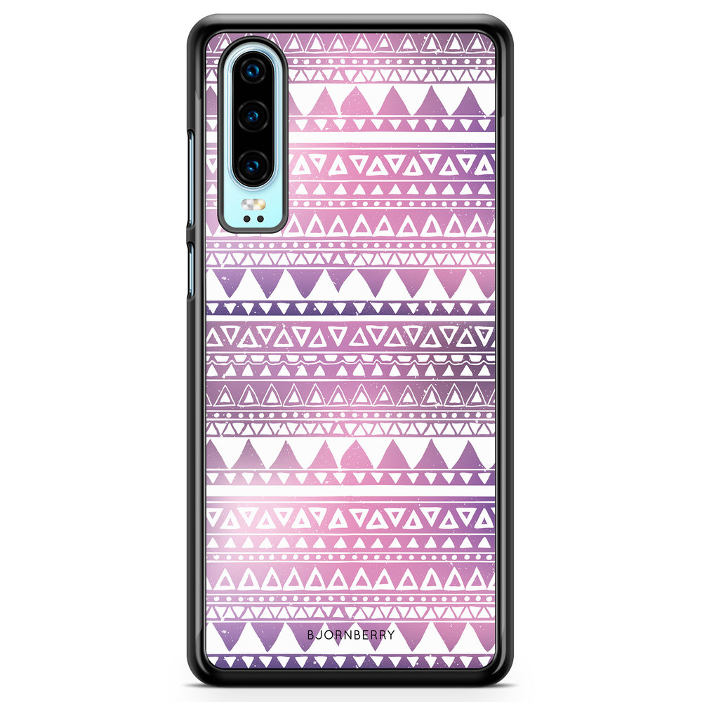 Huawei P30 Case - Purple Aztec