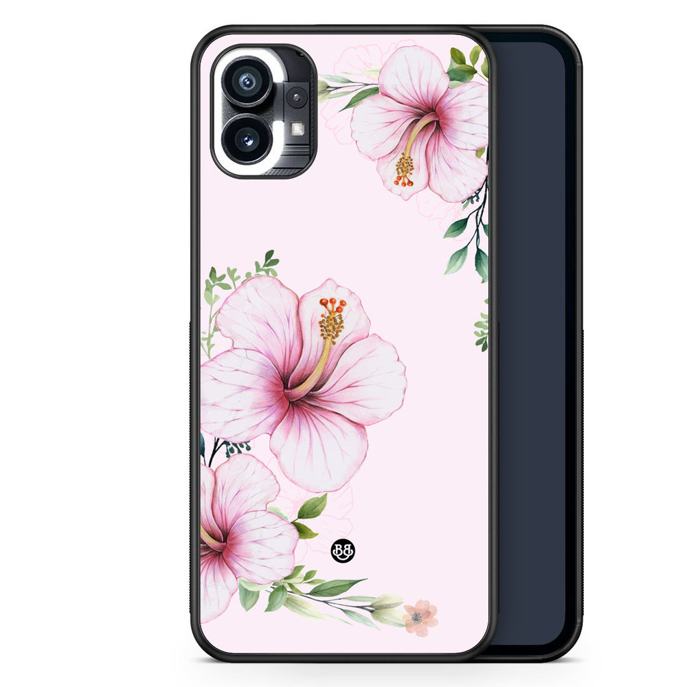 Nothing Phone (1) Case - WILD BLOOM - Soft Hibiscus