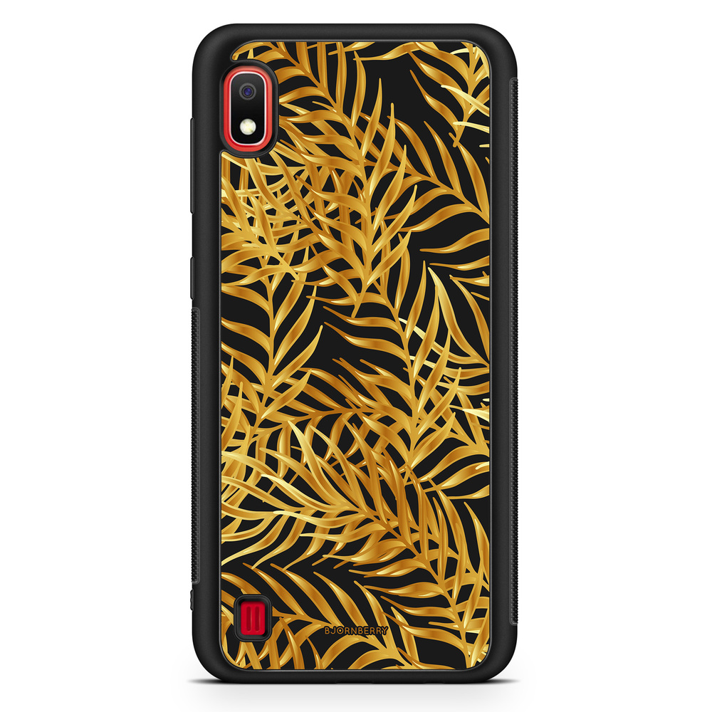 Samsung Galaxy A10 Case - Gold Palm