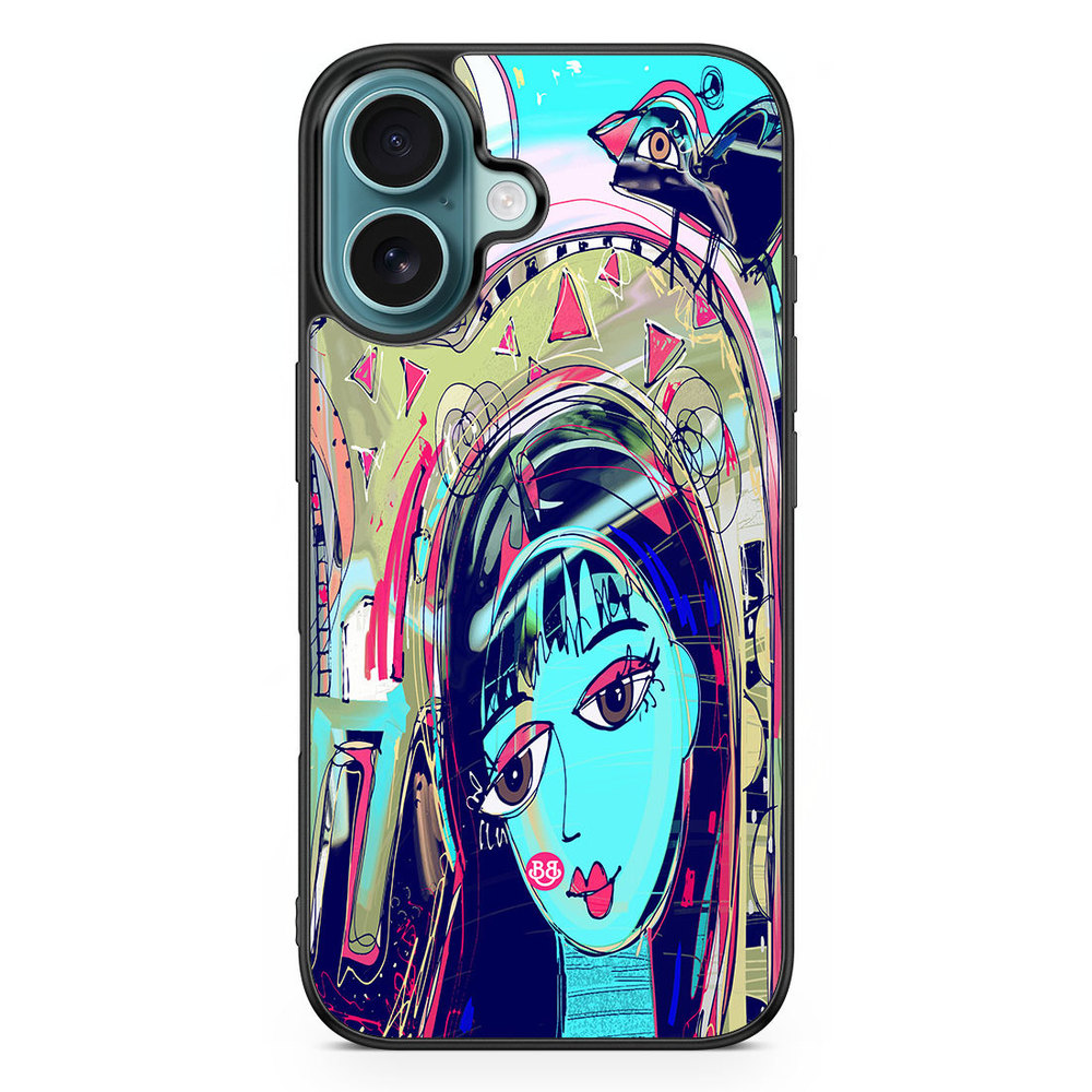 iPhone 16 Case - Abstract Cat
