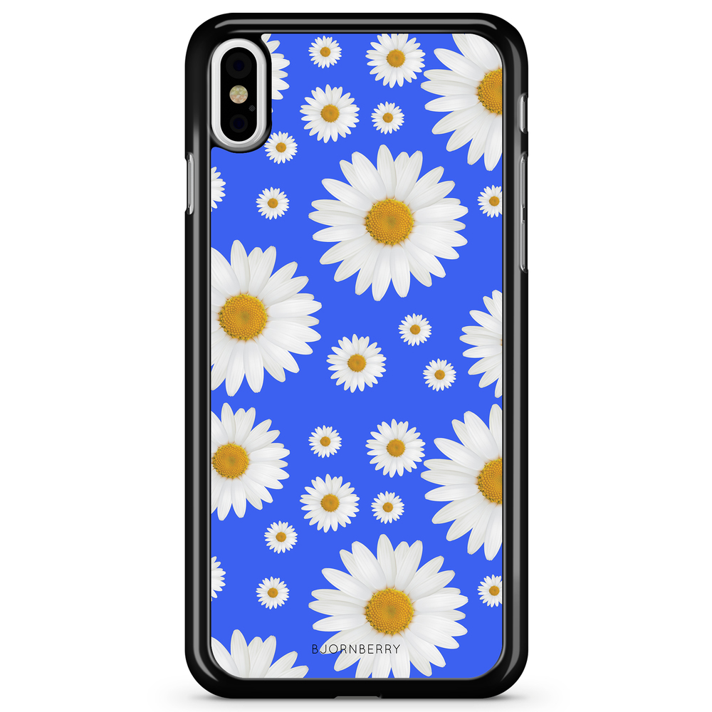 iPhone X / XS Case - Blue Daisy Flowers
