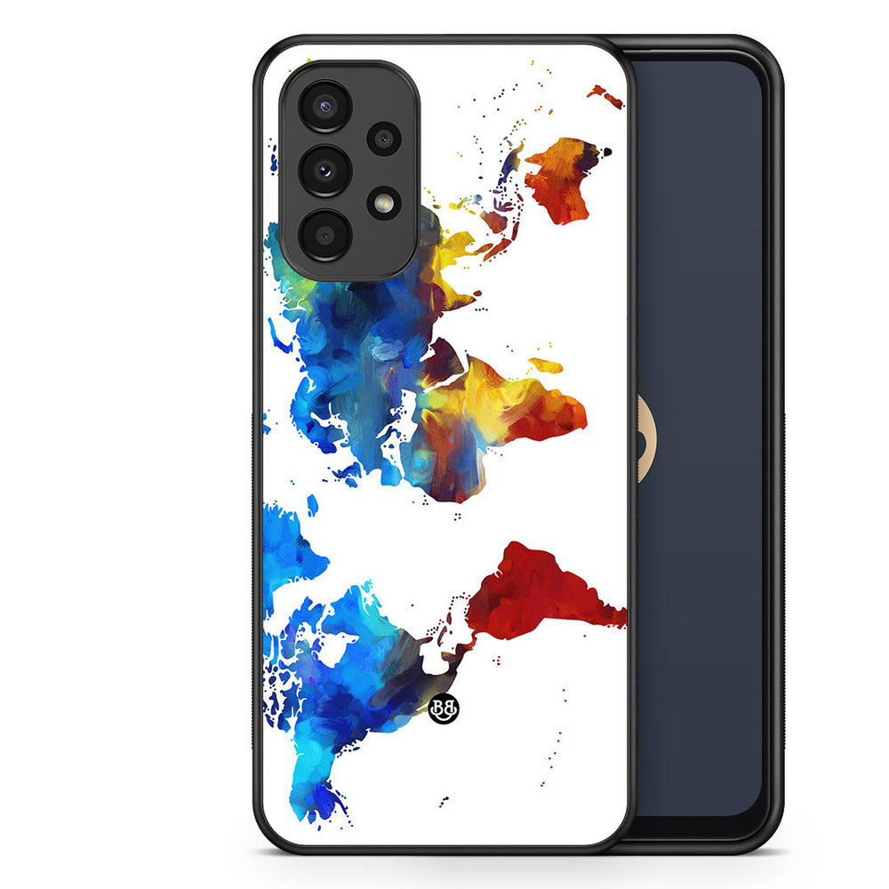 Samsung Galaxy A13 Case - World Map