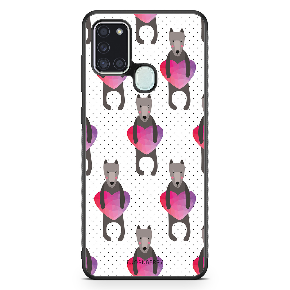 Samsung Galaxy A21s Case - Romantic Dogs