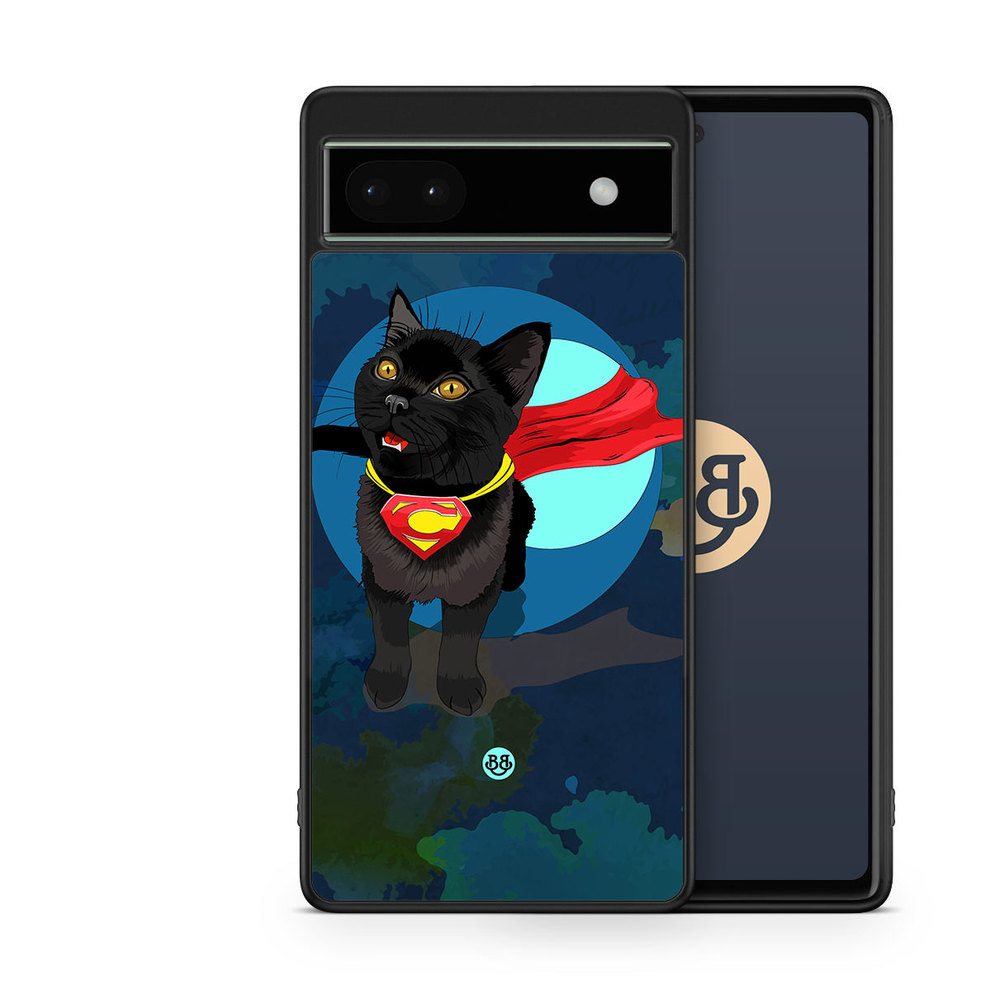 Google Pixel 6a Skal - Super katt | Mobilskal & Mobilfodral BJORNBERRY