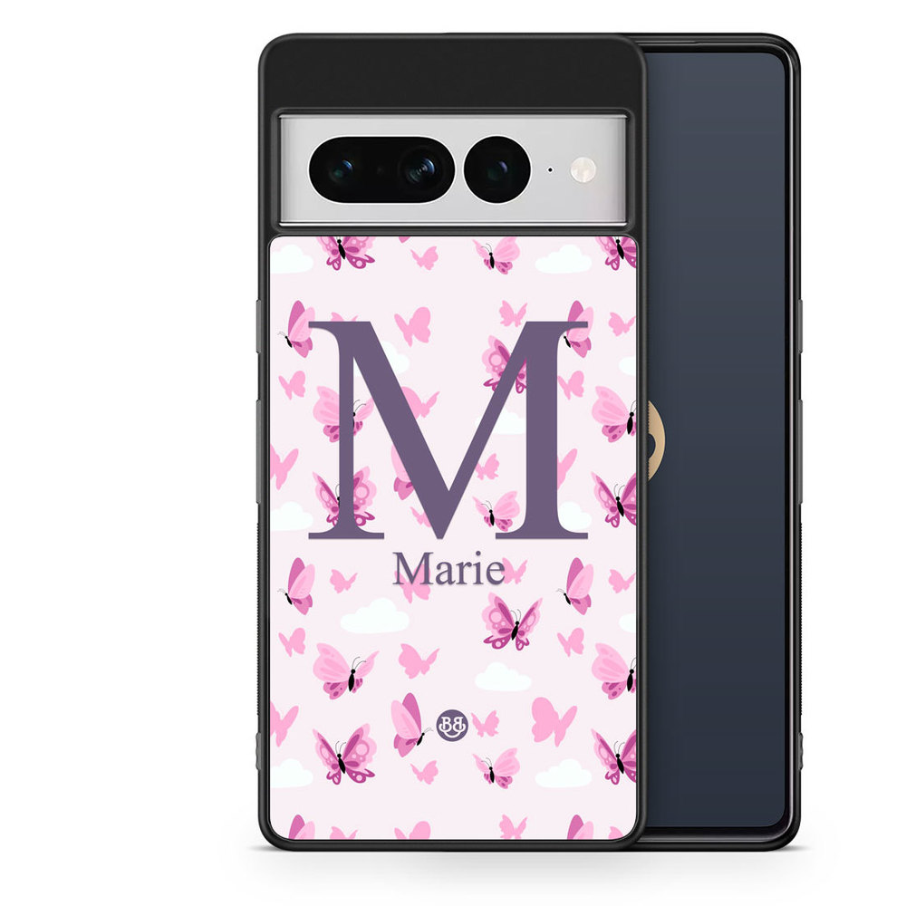 Google Pixel 7 Pro Custom Case - AWAKEN - Butterfly Pink