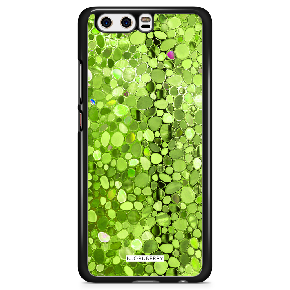 Huawei P10 Plus Case - Stained Glass Green