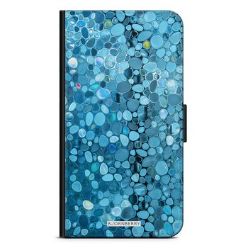 iPhone 12 Mini Wallet Case - Stained Glass Blue