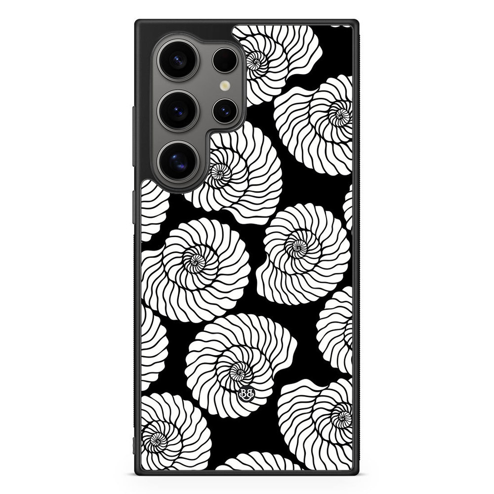 Samsung Galaxy S24 Ultra Case - Seashell BW