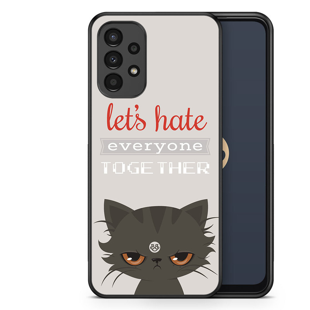 Samsung Galaxy A13 Case - Angry Cat