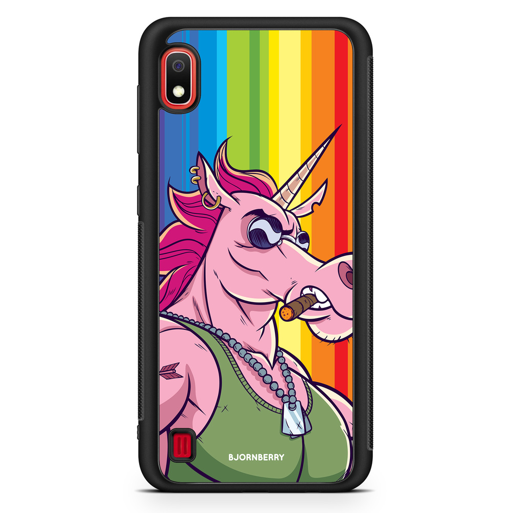 Samsung Galaxy A10 Case - Muscle Unicorn