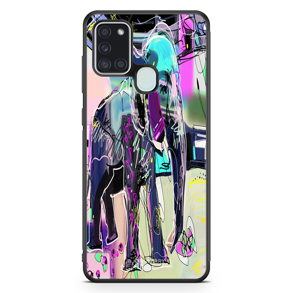 Samsung Galaxy A21s Case - Abstract Elephant