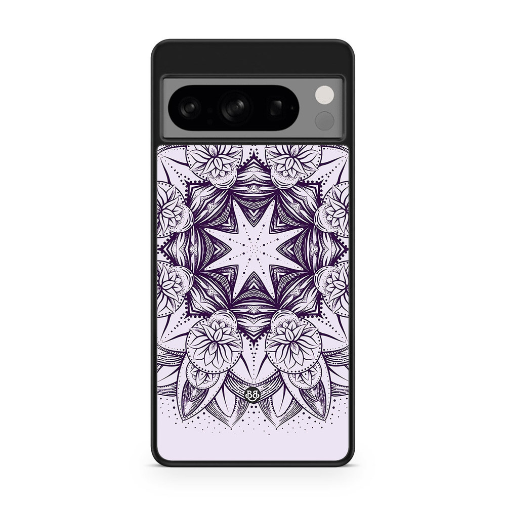 Google Pixel 8 Pro Case - Purple Mandala