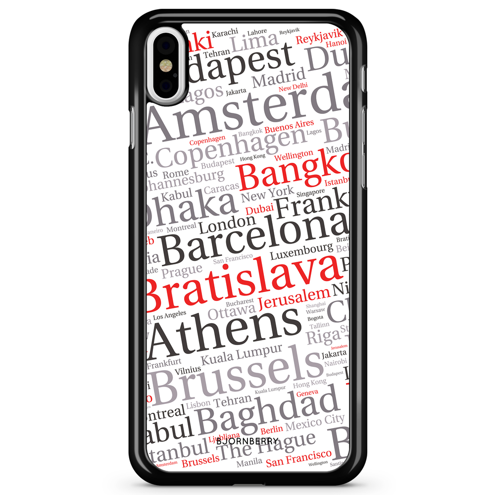 iPhone X / XS Case - City Names