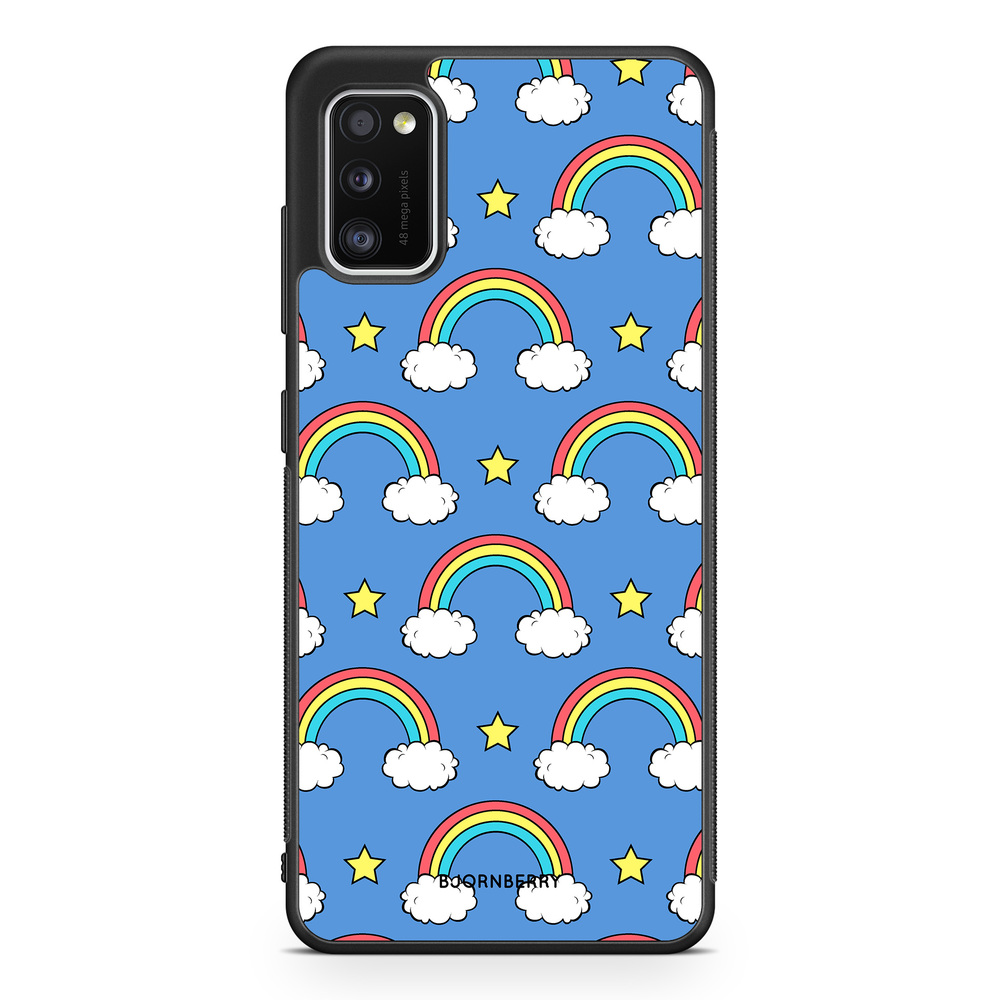 Samsung Galaxy A41 Case - Rainbow Pattern