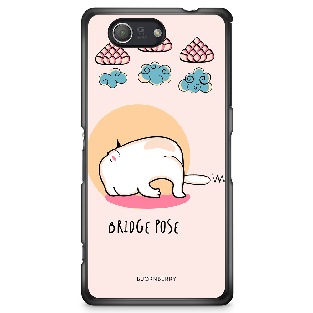 Sony Xperia Z3 Compact Case - Yoga Cat Bridge Pose