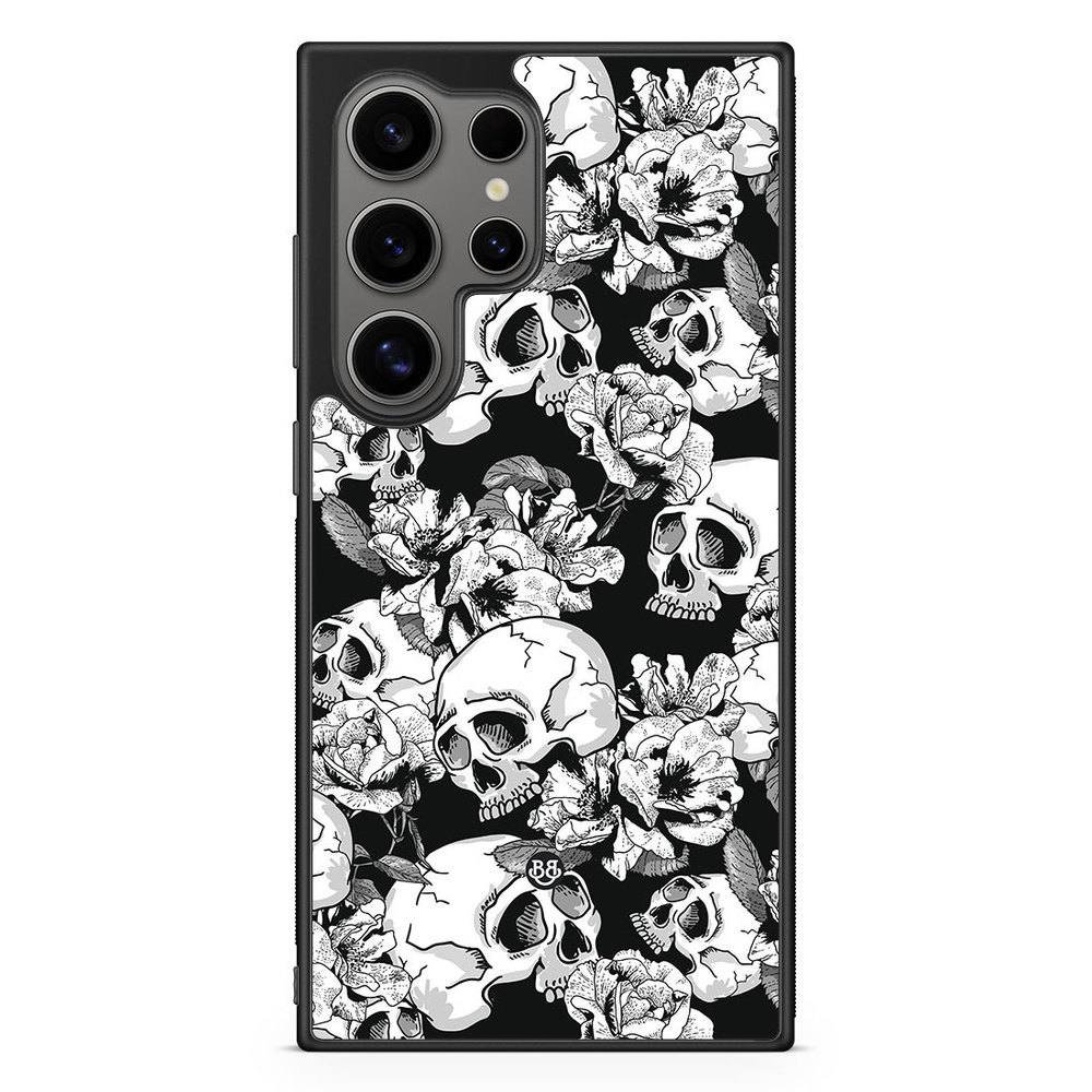 Samsung Galaxy S24 Ultra Case - Skull & Roses