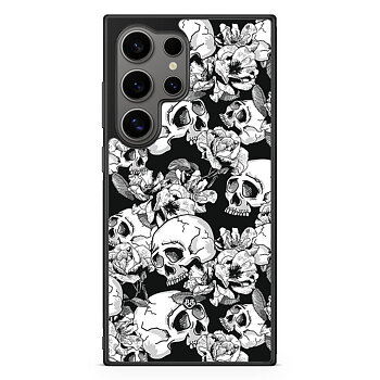 Samsung Galaxy S24 Ultra Case - Skull & Roses