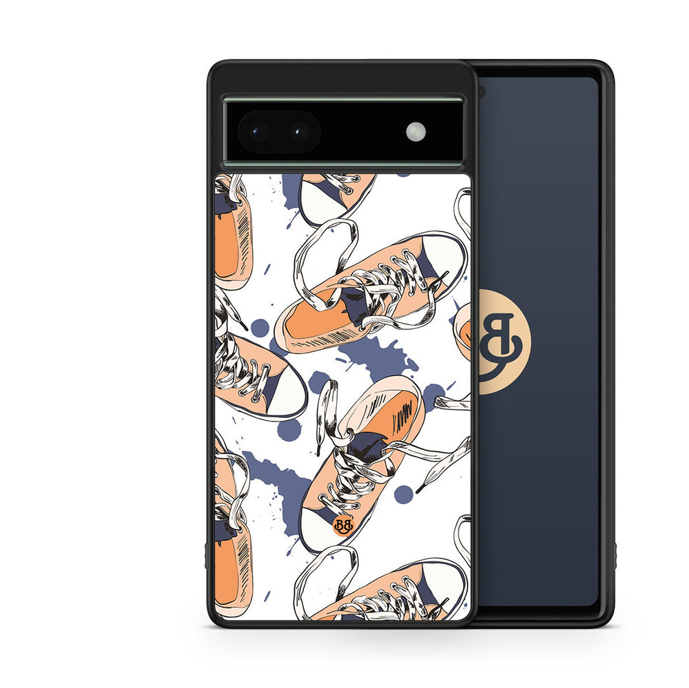 Google Pixel 6a Case - Shoes Pattern