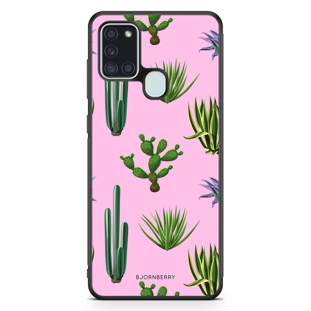Samsung Galaxy A21s Case - Cactus Pattern