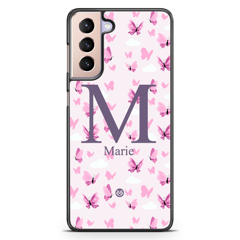 Samsung Galaxy S21 Custom Case - AWAKEN - Butterfly Pink