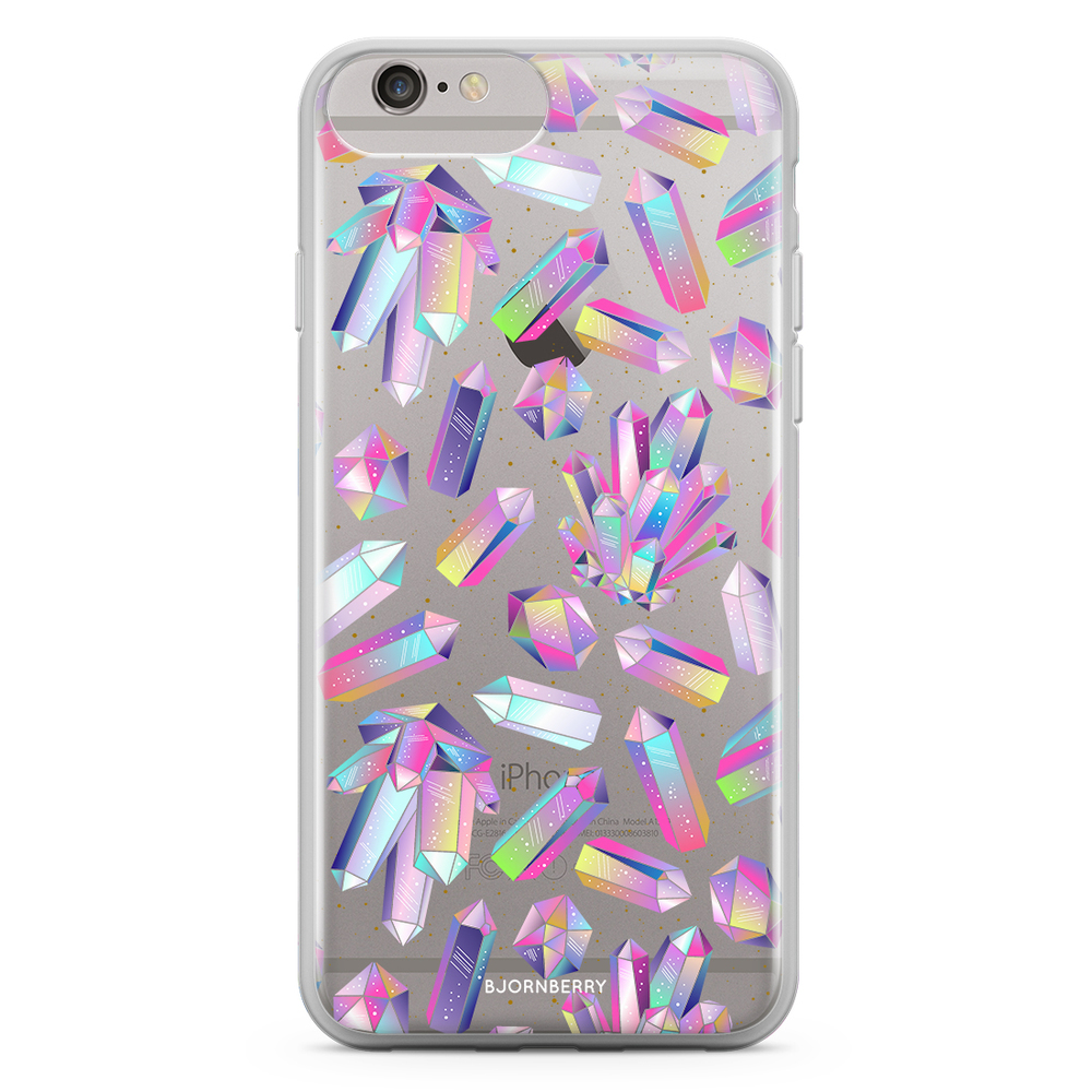 iPhone 6 Plus/6s Plus Fashion Skal - Kristaller Regnbåge