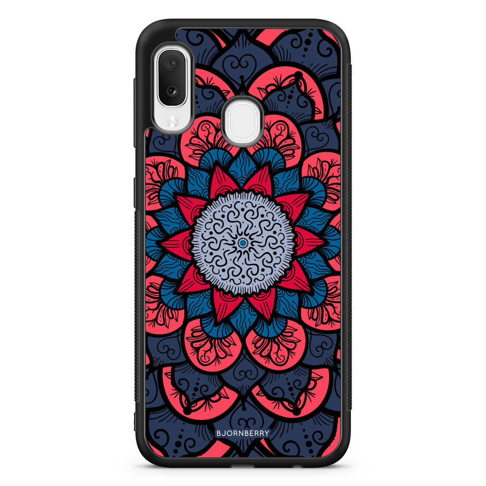 Samsung Galaxy A20e Case - Blue Mandala
