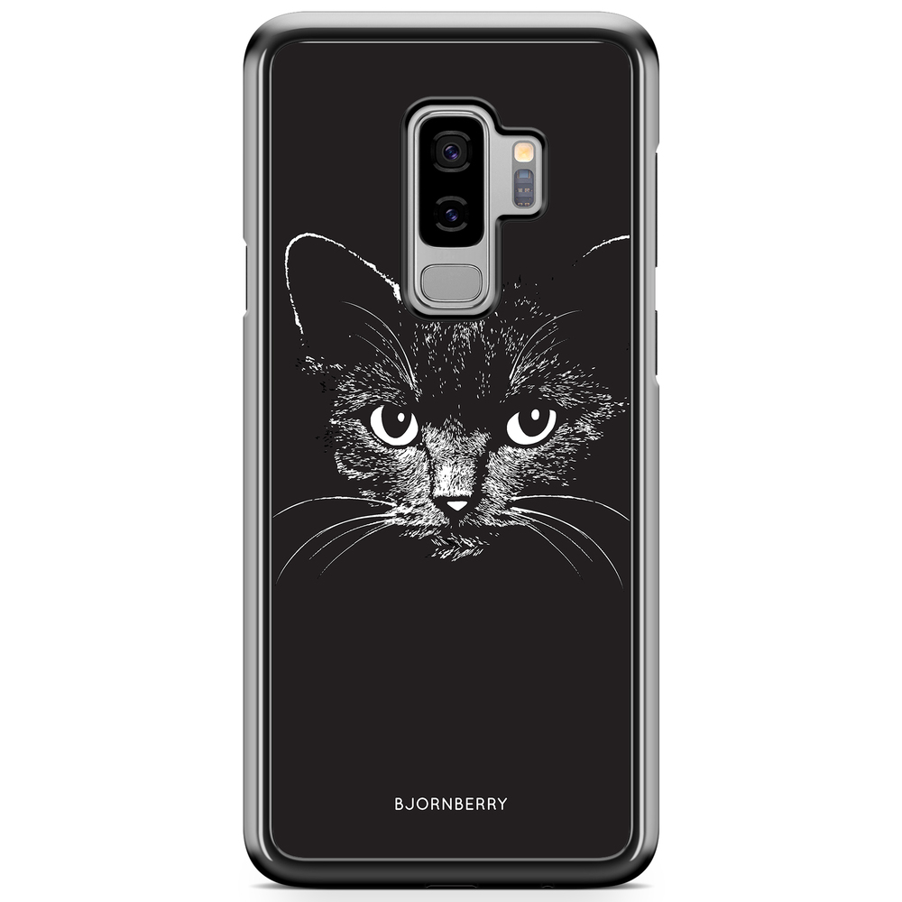 Samsung Galaxy S9 Plus Case - Black/White Cat