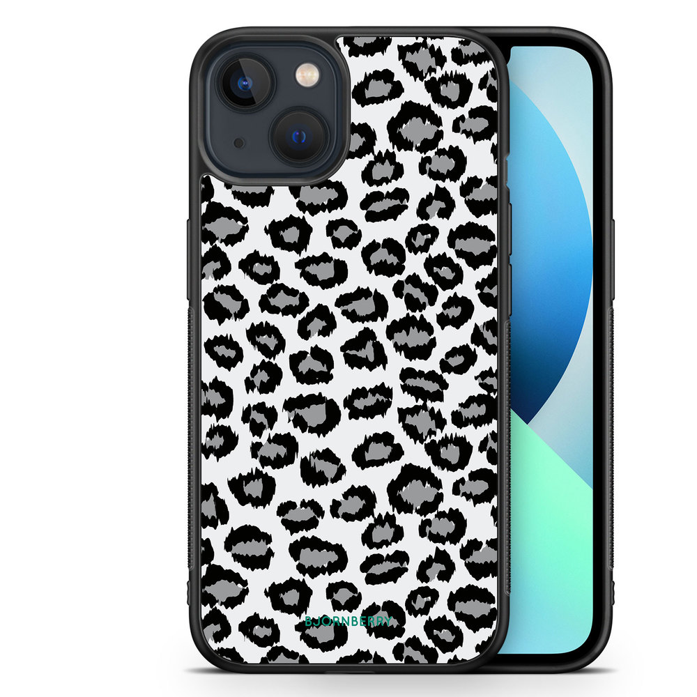 iPhone 13 Mini Case - Gray Leopard