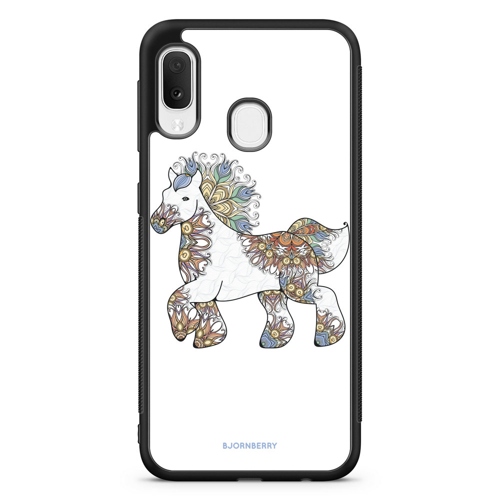 Samsung Galaxy A20e Case - Flower Unicorn