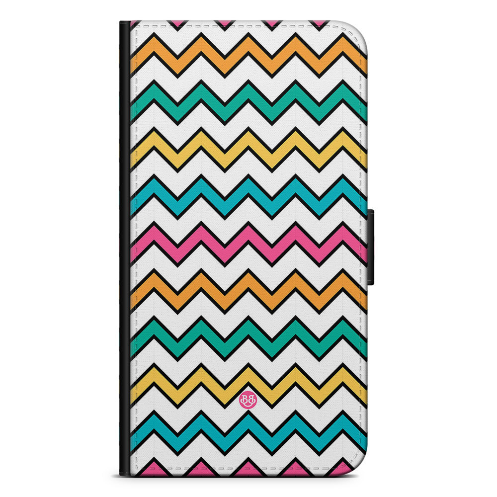 Motorola Edge 30 Pro Wallet Case - Chevron Pattern