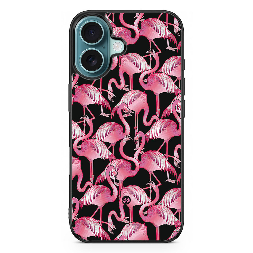 iPhone 16 Case - Flamingos