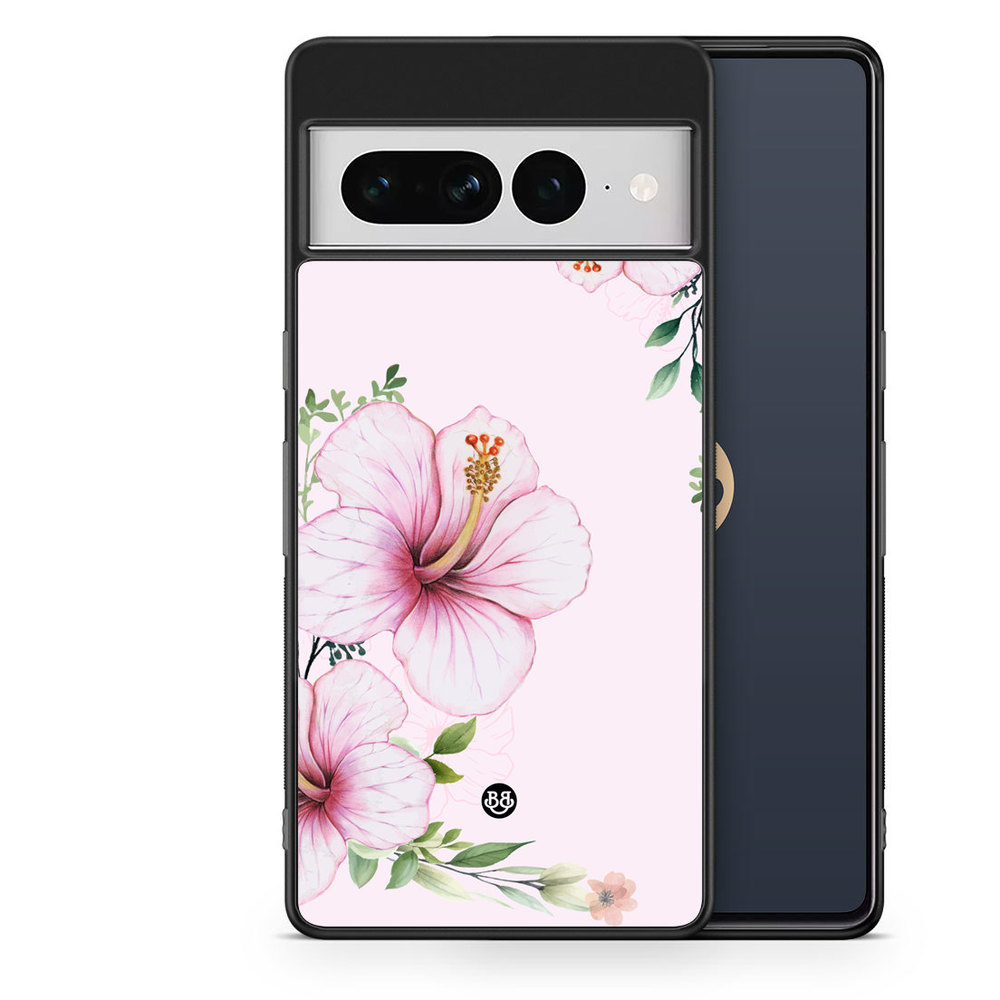 Google Pixel 7 Pro Case - WILD BLOOM - Soft Hibiscus