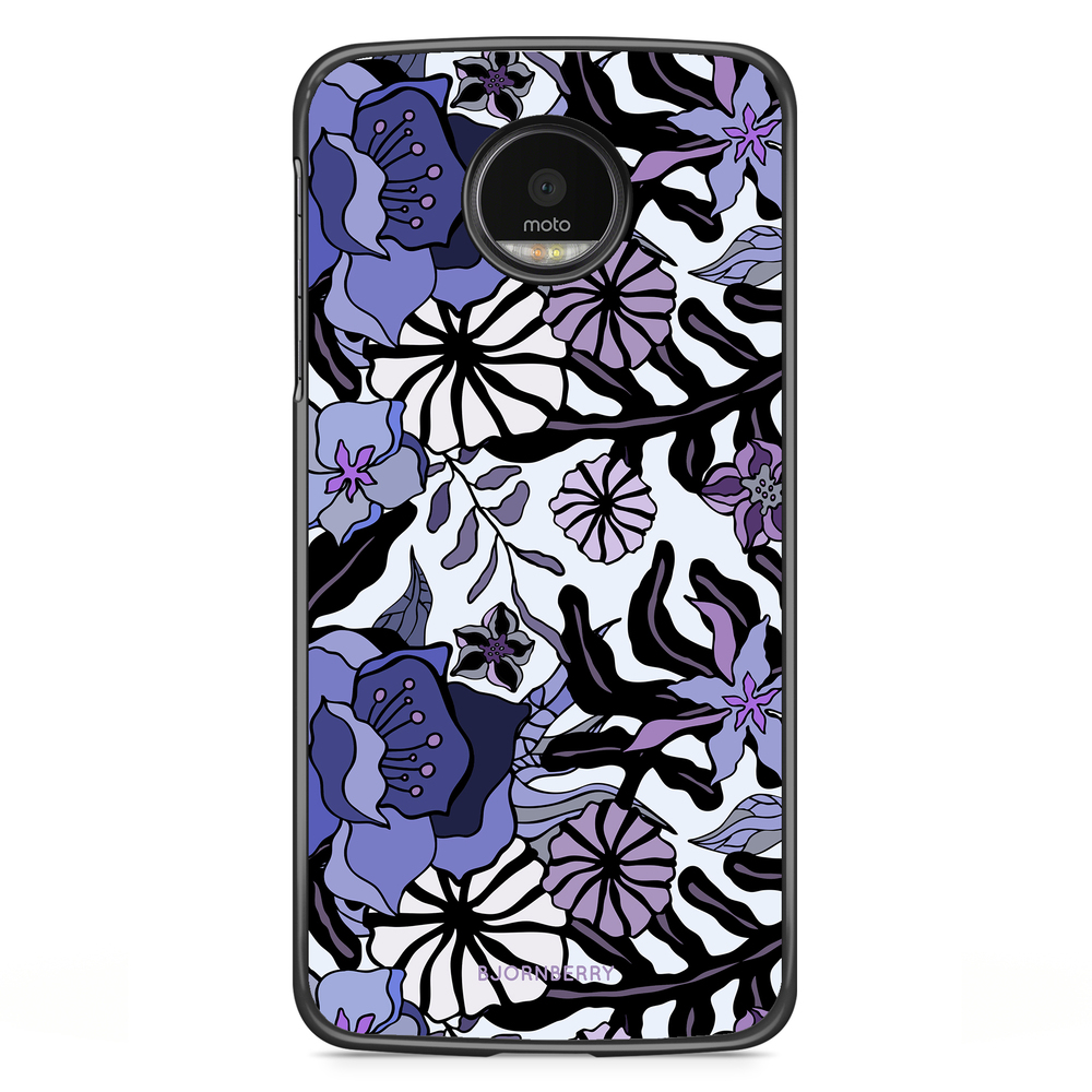 Motorola Moto G5S Plus Skal - Lila Blommor